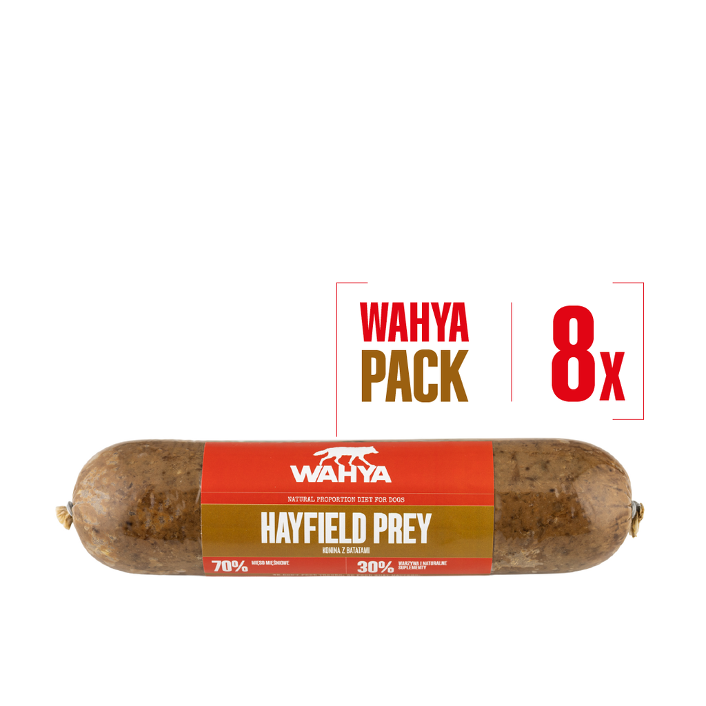 WAHYA® PACK Hayfield Prey 700g 8x
